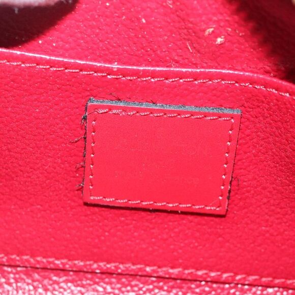 Louis Vuitton Dauphine Red Leather Clutch Bag (Pre-Owned) - Picture 12 of 16